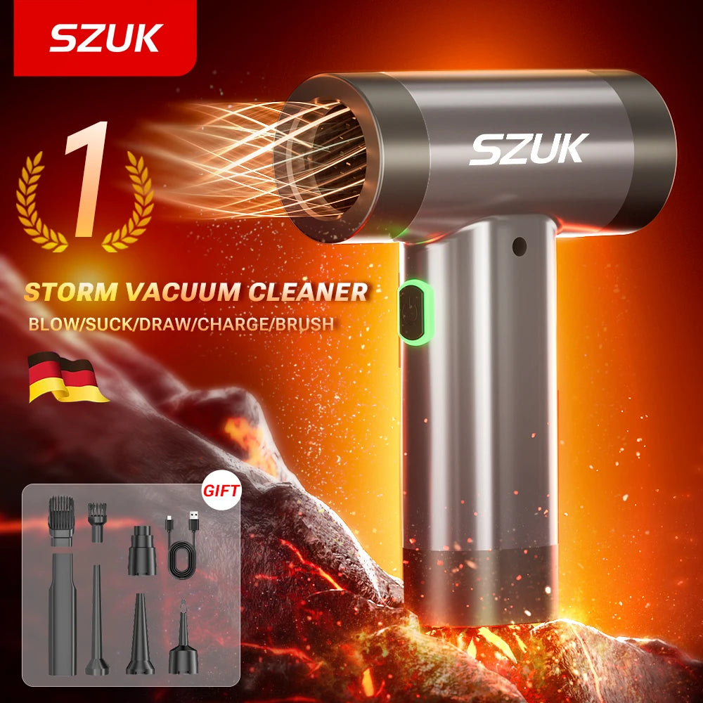 SZUK Brushless Strong Turbo Fan Air Duster