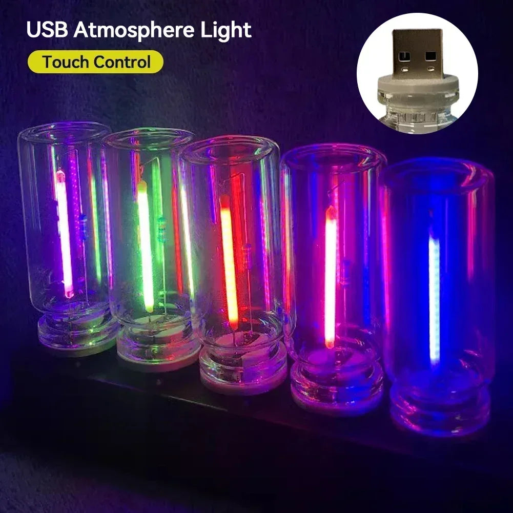 Touch Control LED USB Colorful Decorative Lamp