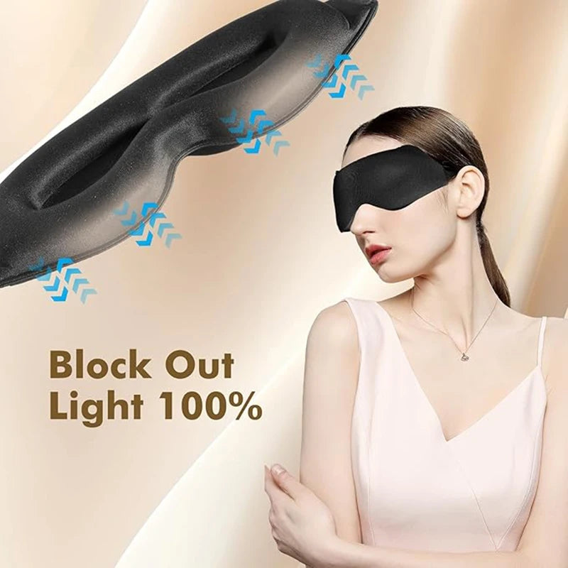 Sleeping Eye Mask Weighted 3D Contoured No Eye Pressure
