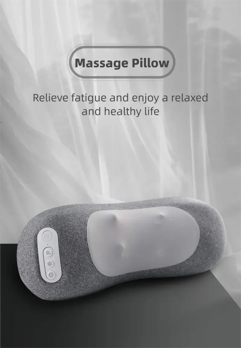 Ergonomic Sleep Pillow with Neck and Shoulder Massage