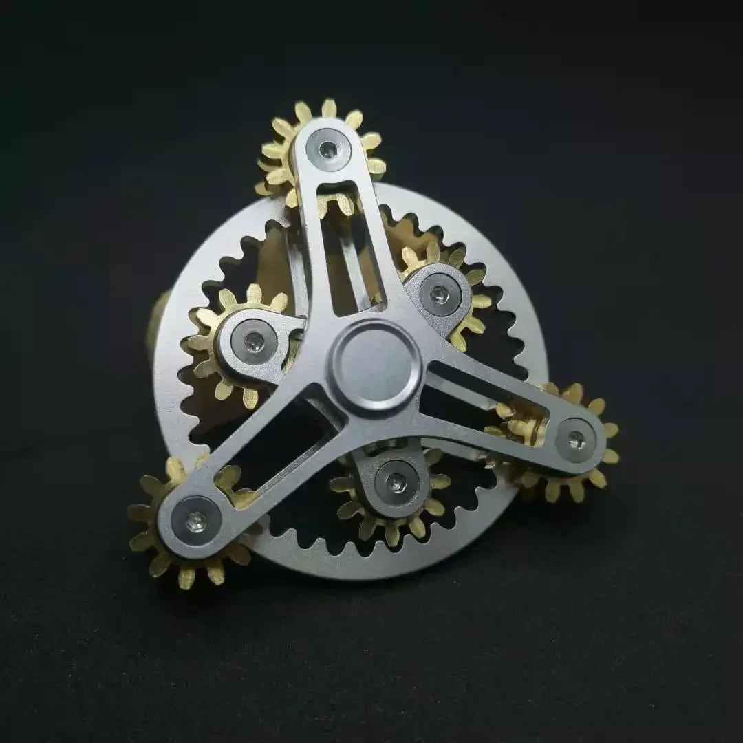 NEW Double Ferris Gear Fidget Spinner Nine Tooth Linkage Hand Spinner EDC