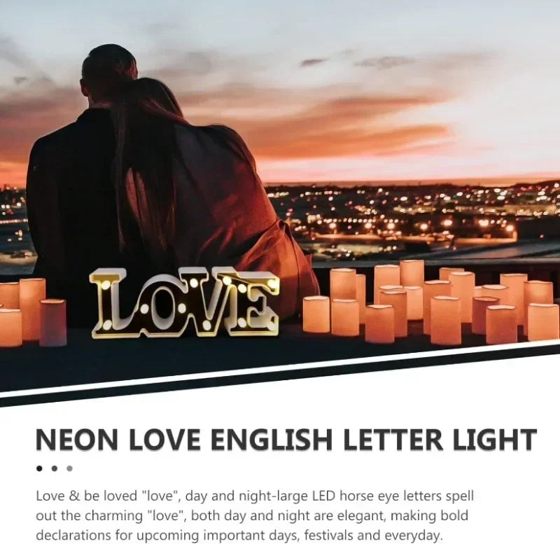 LOVE LED Sign Romantic Light