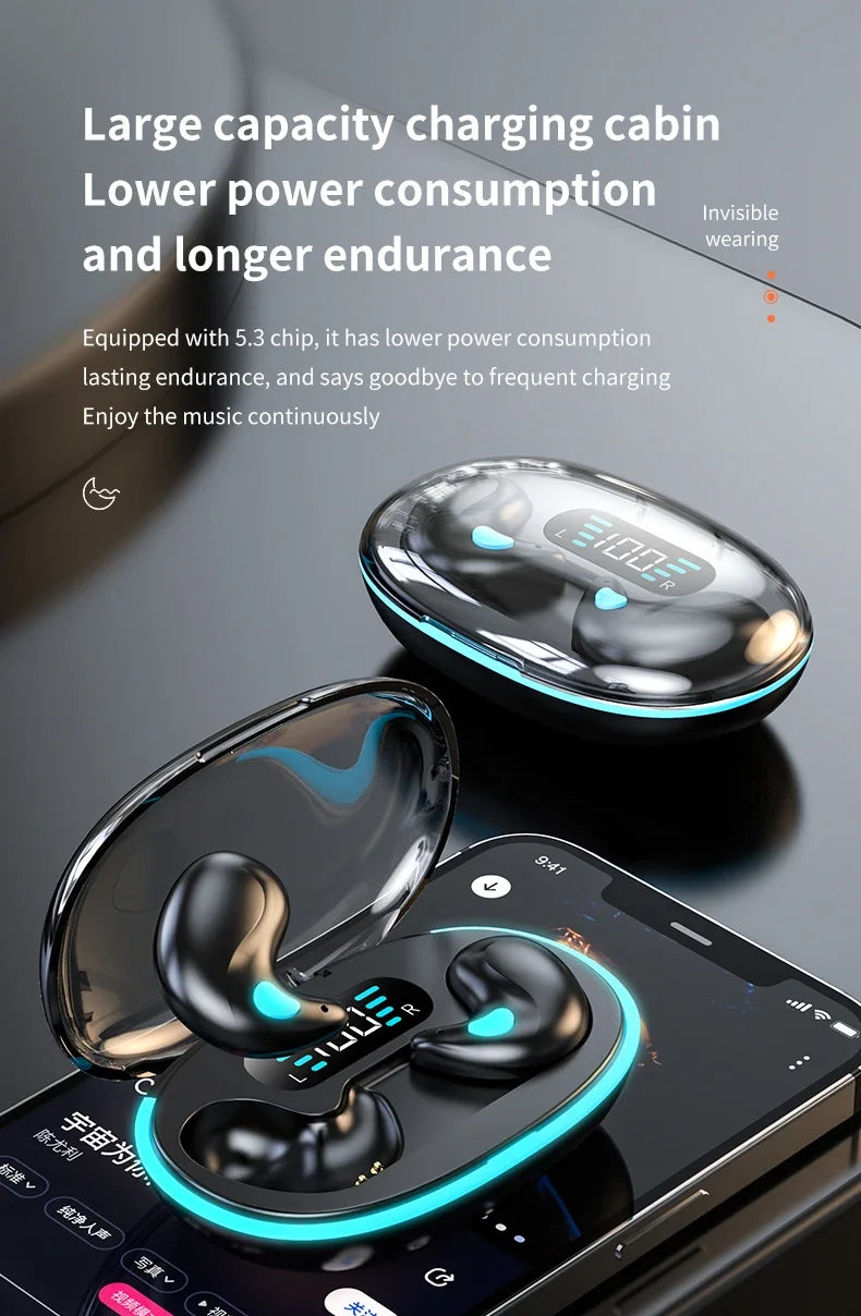 Wireless Sleep Earphones TWS Bluetooth 5.3