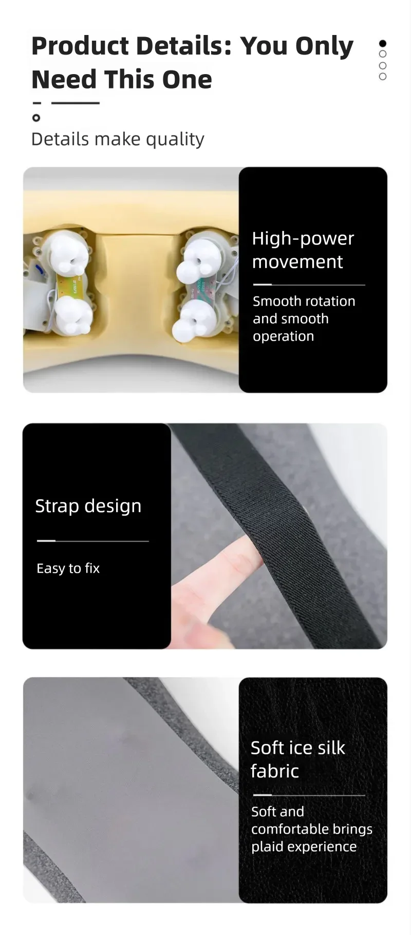 Ergonomic Sleep Pillow with Neck and Shoulder Massage