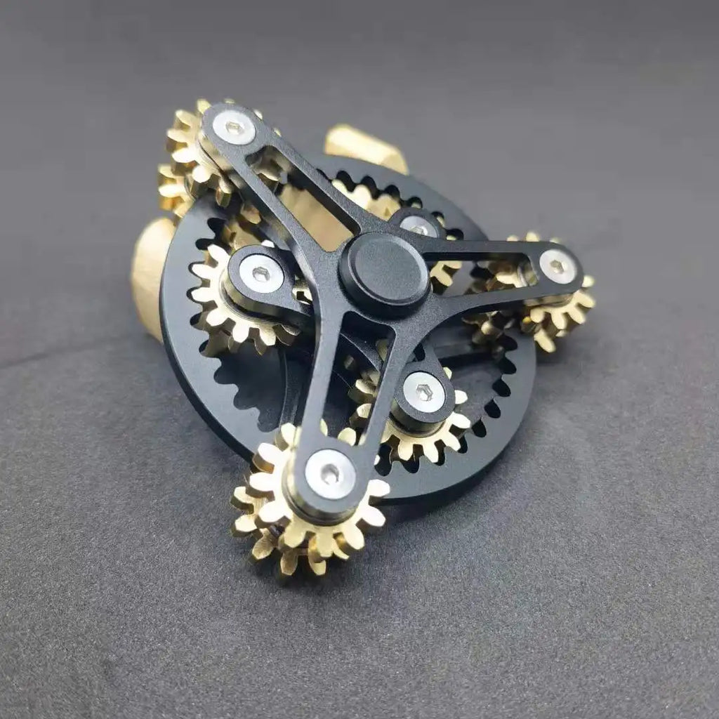 NEW Double Ferris Gear Fidget Spinner Nine Tooth Linkage Hand Spinner EDC