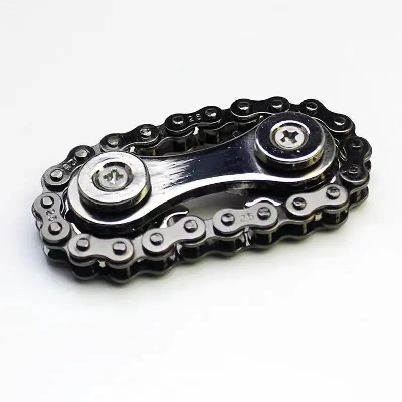Sprockets Flywheel Fingertip Gyro Fidget Spinner Anti Stress Anxiety Metal Bike Chains