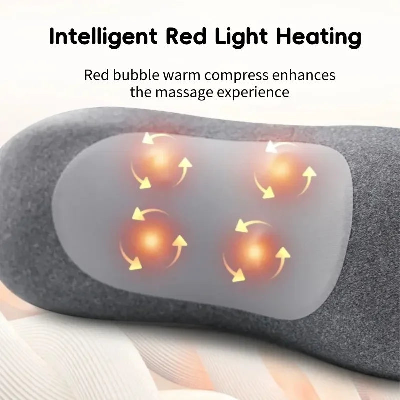 Ergonomic Sleep Pillow with Neck and Shoulder Massage