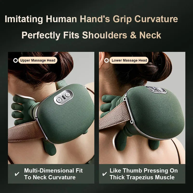Neck Massager Finger Pressure Shiatsu