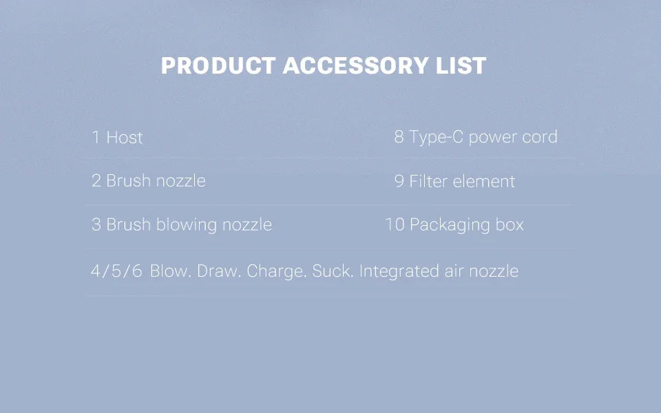 SZUK Brushless Strong Turbo Fan Air Duster