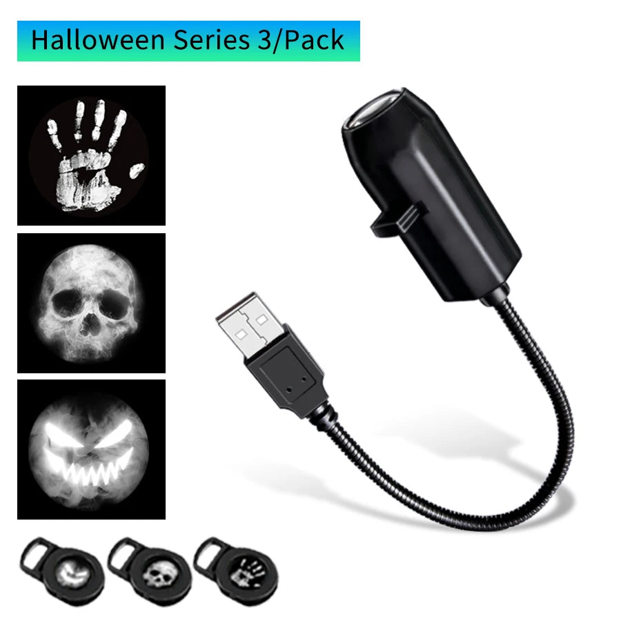 LED USB Night Projector Decorative Light