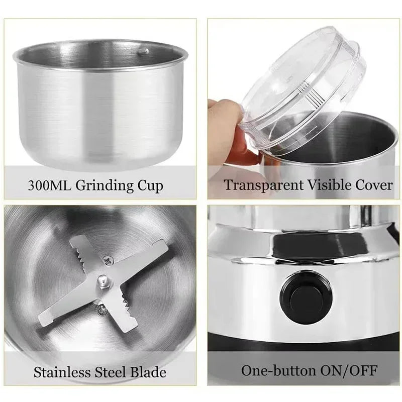 Kitchen Multi Functional 4 Blade Grain Grinder