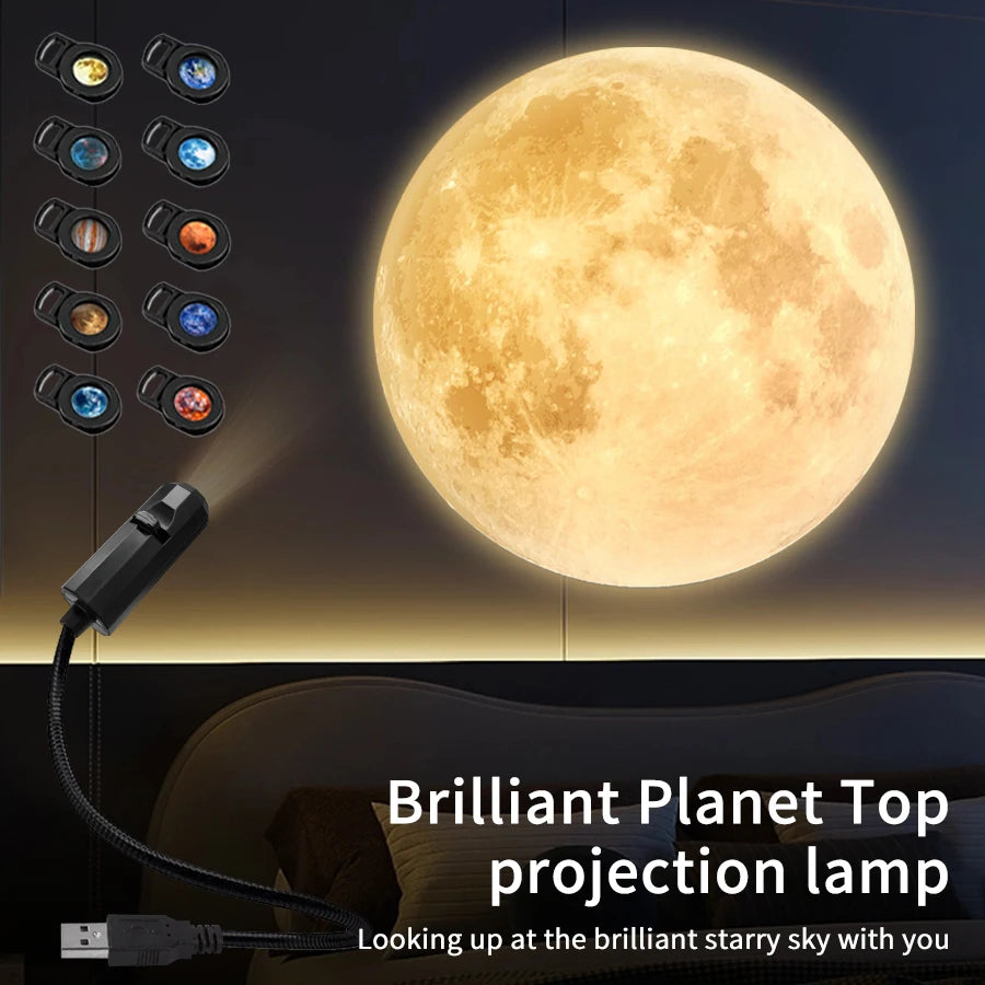 LED USB Night Projector Decorative Light