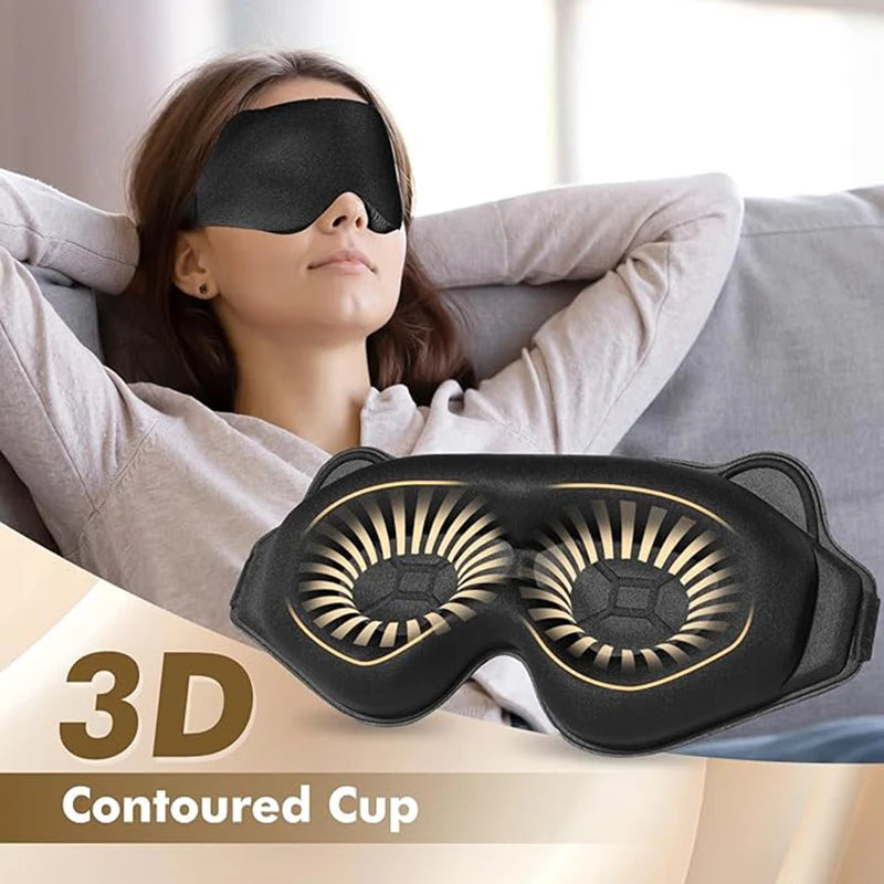 Sleeping Eye Mask Weighted 3D Contoured No Eye Pressure