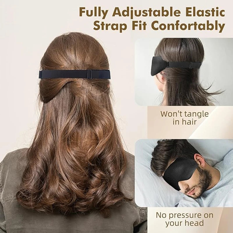 Sleeping Eye Mask Weighted 3D Contoured No Eye Pressure