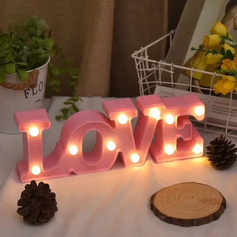 LOVE LED Sign Romantic Light