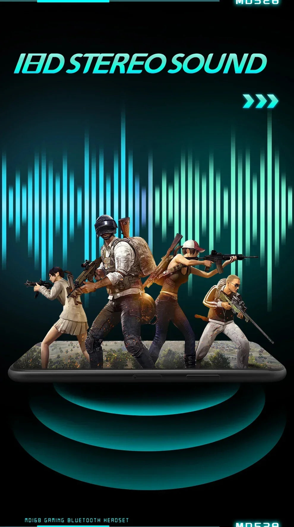 Sleep Earphones Wireless TWS 538