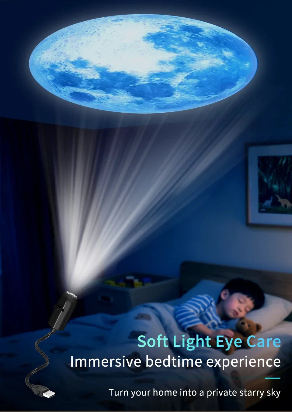 LED USB Night Projector Decorative Light