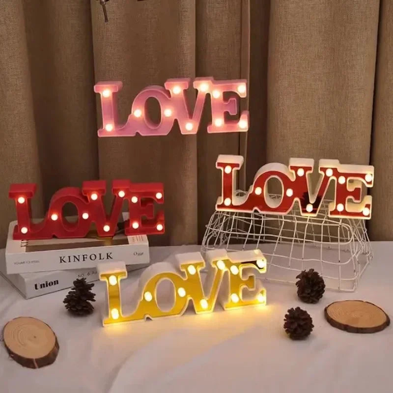 LOVE LED Sign Romantic Light