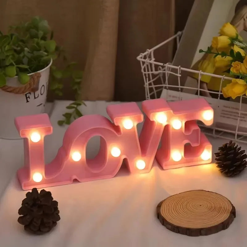 LOVE LED Sign Romantic Light