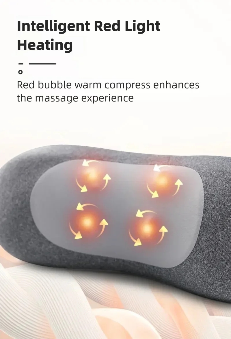 Ergonomic Sleep Pillow with Neck and Shoulder Massage