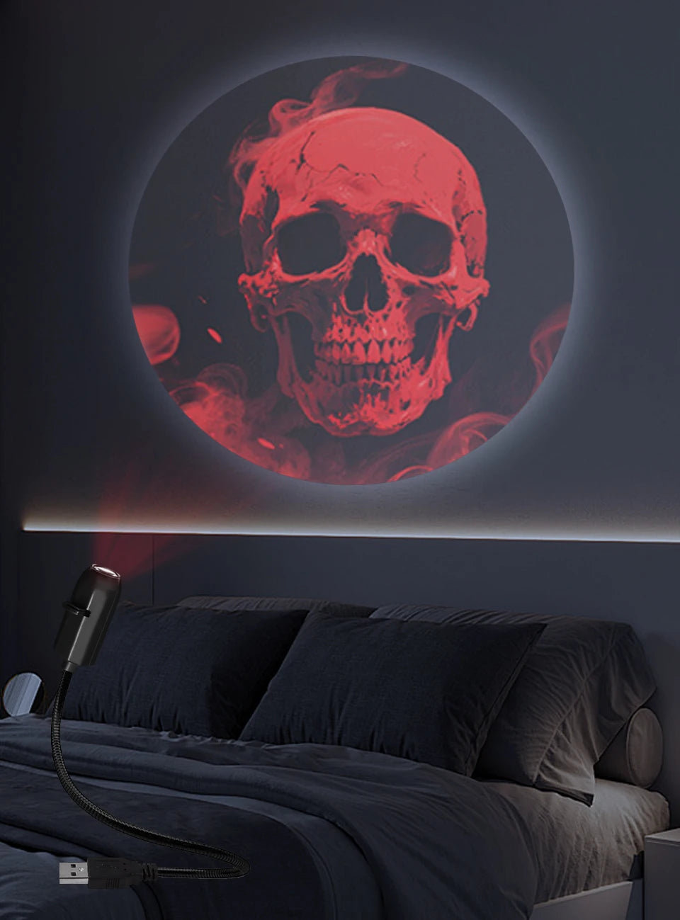 LED USB Night Projector Decorative Light