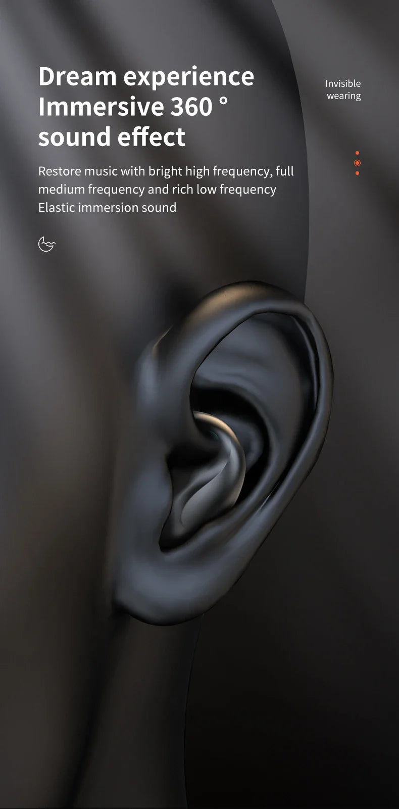 Wireless Sleep Earphones TWS Bluetooth 5.3