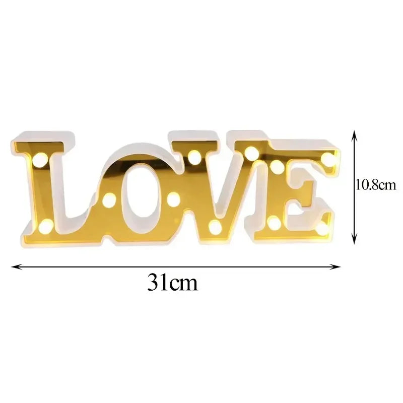 LOVE LED Sign Romantic Light