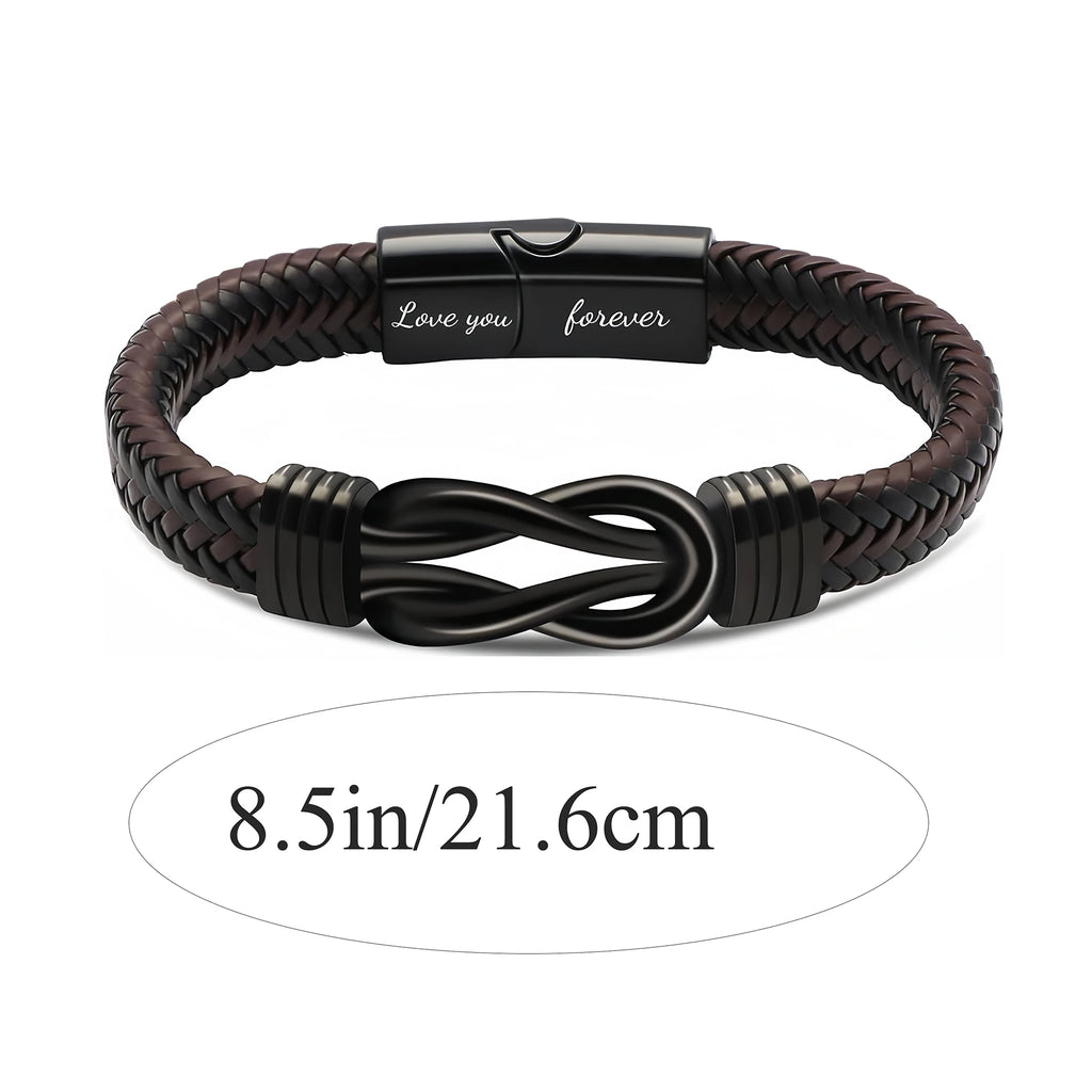 Luxury Leather Bracelet Gift for Him