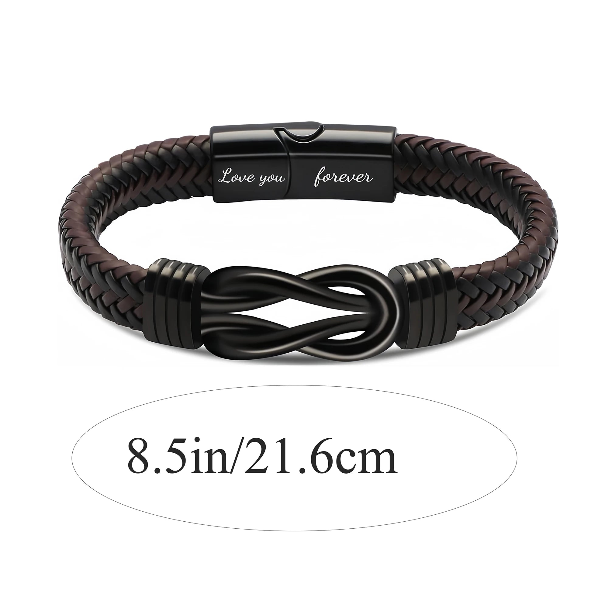 Luxury Leather Bracelet Gift for Him