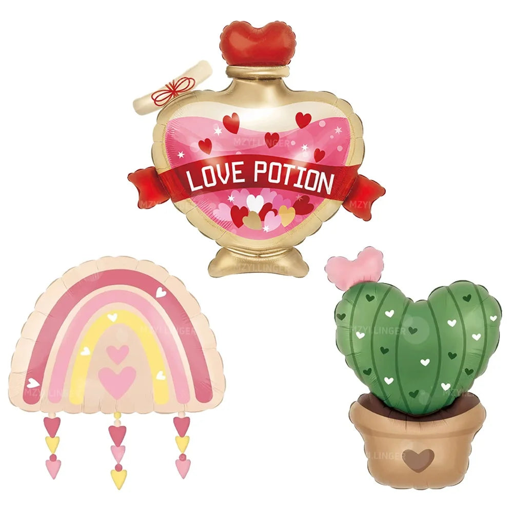 Balloon Cactus Love Rainbow 3.99 each or mega deal 7.99 for set of 3