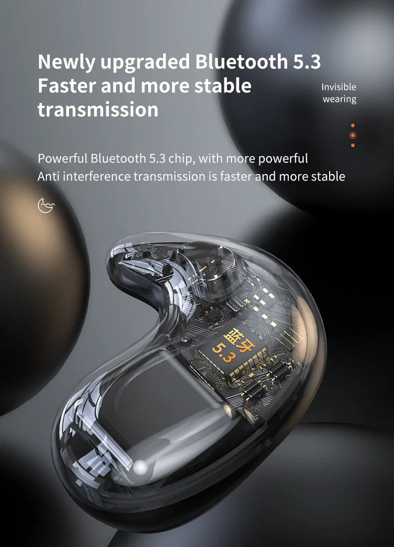 Wireless Sleep Earphones TWS Bluetooth 5.3