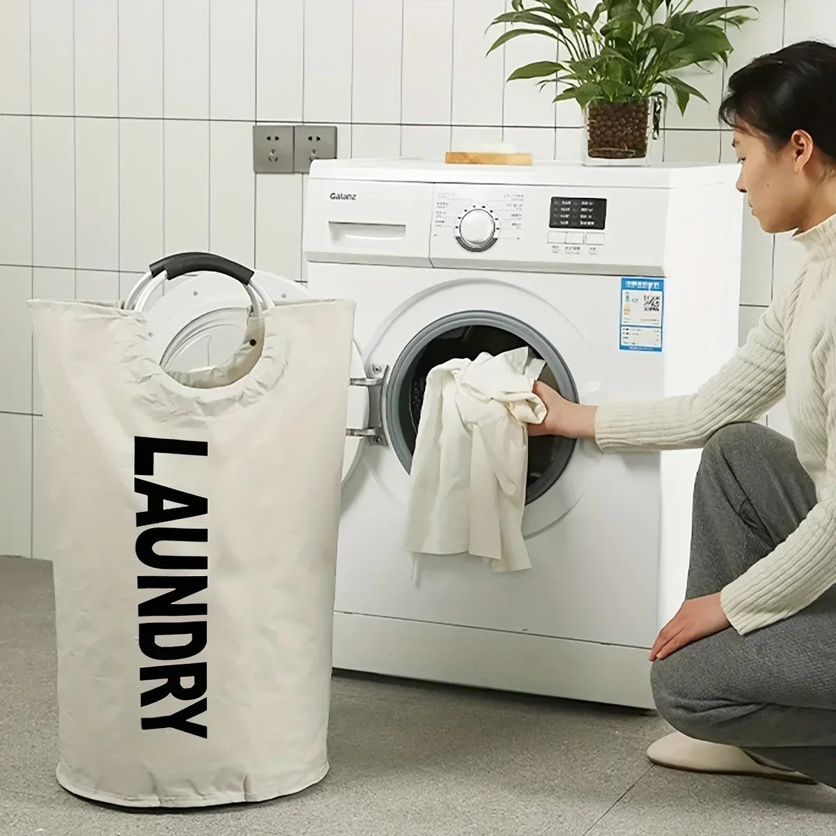 Oxford Fabric Dirty Clothes Basket