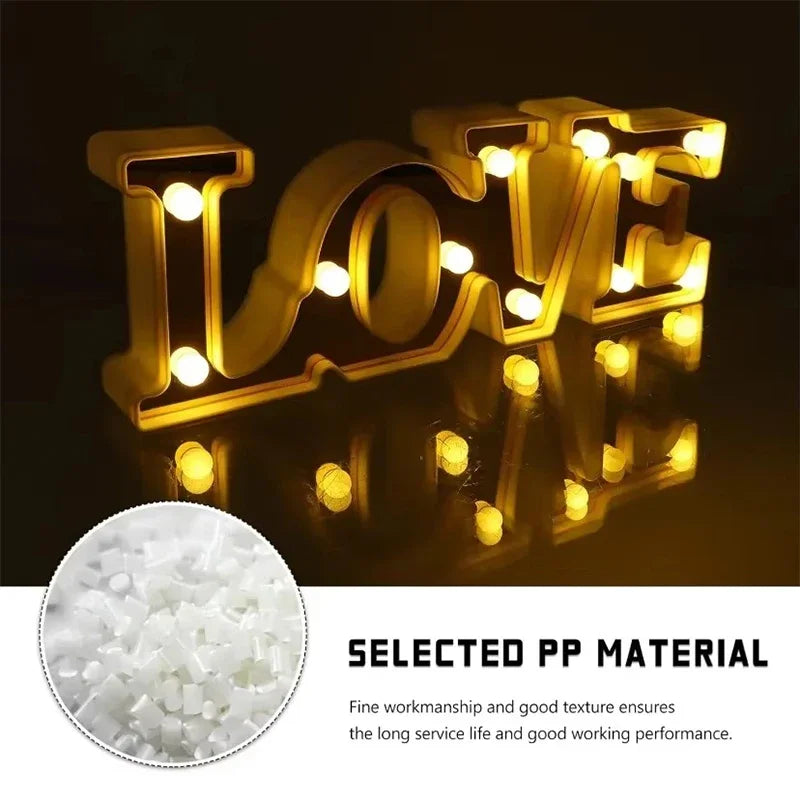 LOVE LED Sign Romantic Light
