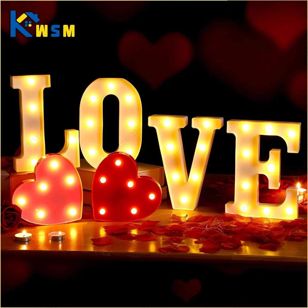 LOVE LED Sign Romantic Light