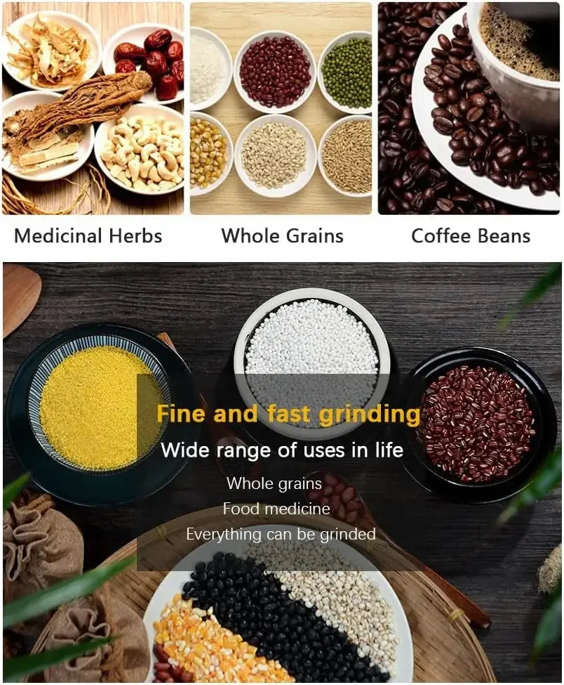 Kitchen Multi Functional 4 Blade Grain Grinder