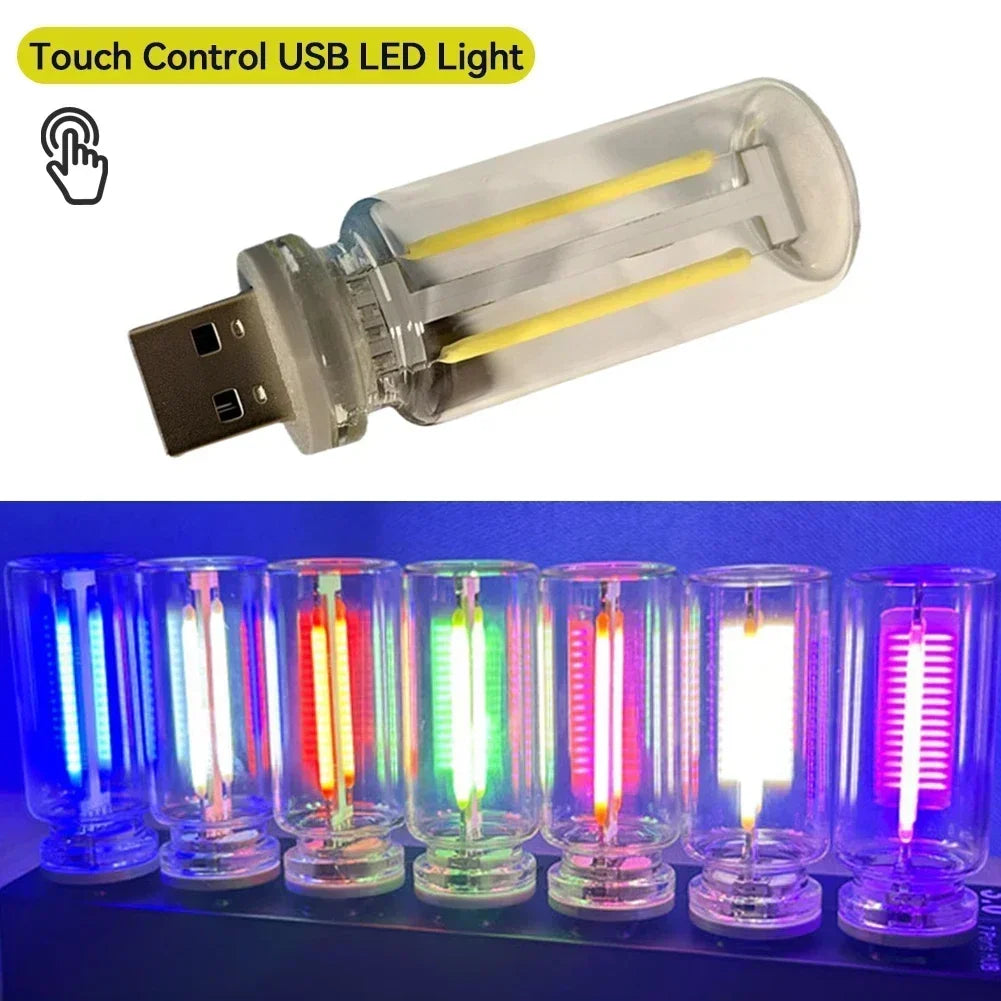Touch Control LED USB Colorful Decorative Lamp