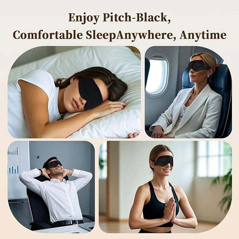 Sleeping Eye Mask Weighted 3D Contoured No Eye Pressure