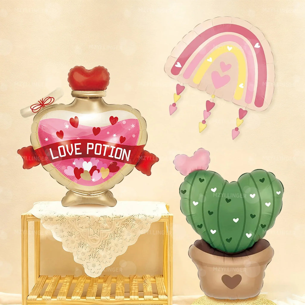 Balloon Cactus Love Rainbow 3.99 each or mega deal 7.99 for set of 3