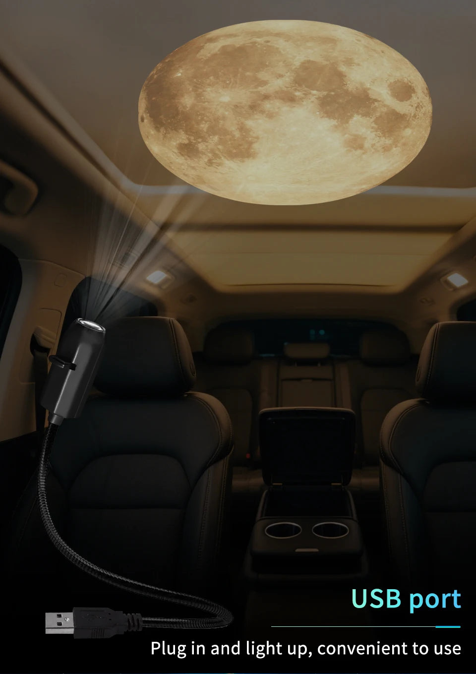 LED USB Night Projector Decorative Light